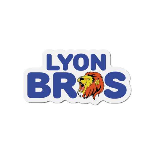 Lyon Bros Stacked Logo - Die-Cut Magnet